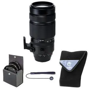 Fujifilm XF 100-400mm f/4.5-5.6 R LM OIS WR Lens, w/77mm Filter Kit & Lens Wrap
