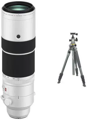 Fujifilm XF 150-600mm f/5.6-8 R LM OIS WR Lens, Bundle with Vanguard ALTA PRO 2+ 263AB100 3-Section Aluminum Tripod