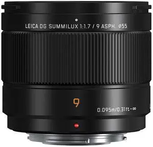 Panasonic LUMIX G Leica DG Summilux 9mm f/1.7 Aspherical Lens for Micro Four Thirds