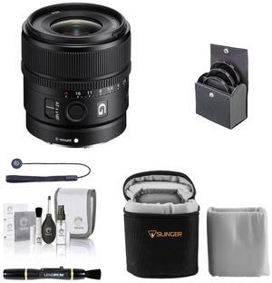 Sony E 15mm f/1.4 G Lens with Essentials Kit #SEL15F14G EK
