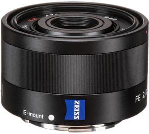 Sony Sonnar T* FE 35mm f/2.8 ZA Lens, Black w/49mm Filter Kit & 15x15" Lens Wrap