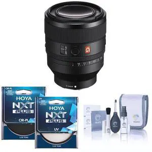 Sony FE 50mm f/1.2 G Master Lens, Bundle with Hoya 72mm UV+CPL Filter Kit, Cleaning Kit