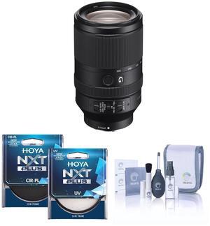 Sony FE 70-300mm f/4.5-5.6 G OSS Lens for Sony E w/Hoya 72mm UV+CPL Filter Kit