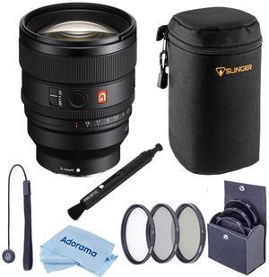 Sony FE 85mm f/1.4 GM II Lens + Filter Kit + Lens Case + Lens Pen + Cap Tether