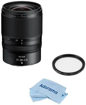 Nikon NIKKOR Z DX 16-50mm f/3.5-6.3 VR Lens, Silver, Bundle with ProOptic Pro Digital 46mm Multi Coated UV Filter, Cleaning Cloth