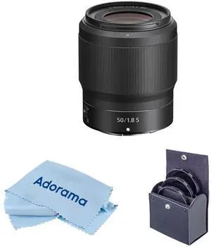 Nikon NIKKOR Z 50mm f/1.8 S Lens, Bundle with ProOptic Pro Digital 62mm Multi Coated UV Slim Filter, Cleaning Kit