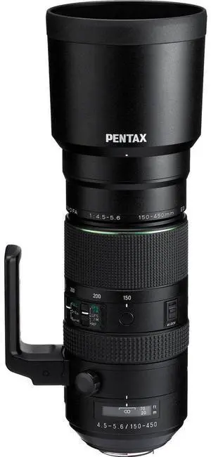 PENTAX 21340 D FA 150-450mm F4.5-5.6 DC AW Lens Black