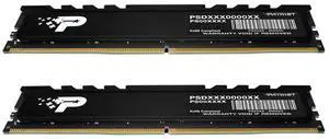 Patriot Signature Premium Series DDR5 32GB (2x16GB) 4800MHz CL40 UDIMM Desktop Memory Kit with Heatshield