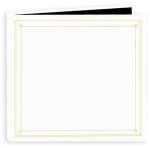Pioneer Photo Album Full Size Post Style Album, Holds 204 4x6" Photos 6 Per Page, Bright White