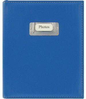 Pioneer ID Series Bound Album,  w/ID Plate, Holds 208 4x6", 2 Per Page, Blue