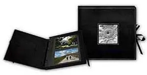 Pioneer Photo Album Sewn 3-Ring 120 Pocket Photo Album, Holds 100 4x6" Photos and 20 5x7" or 6x8" Photos Box Color: Black