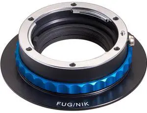 Novoflex Nikon F Lens to Fujifilm G-Mount Camera Adapter, Built-In Aperture Control Ring