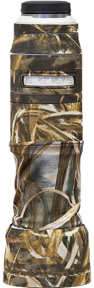 LensCoat Lens Cover for Canon RF 100-500mm f/4-7.1 L IS Lens, Realtree Max5