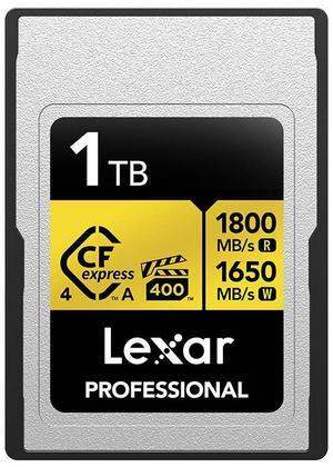 Lexar Gold Series Professional 1TB CFexpress 4.0 Type-A Memory Card