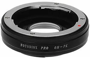 Fotodiox Mount Adapter with 1.4x Multi-Coated Focus Correction Lens for Olympus OM Lens to Pentax K Mount Camera