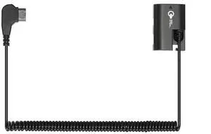Green Extreme D-Tap to LP-E6NH Dummy Battery Power Cable #GX-DT-LPE6NH