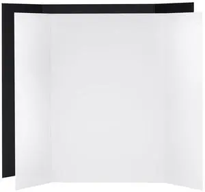 V-FLAT WORLD Tabletop V-Flat Large (3'x4'), 2-Pack, 1-White & 1-Black