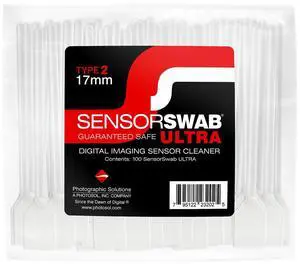 Photographic Solutions Swab ULTRA Cleaning Tool (Type 2) for DX or APS-C Sensor, Bag of 100