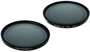 Tiffen 77mm FusionVND Series Black Pro-Mist 1/4 + Variable ND Filter #77BPM14VND