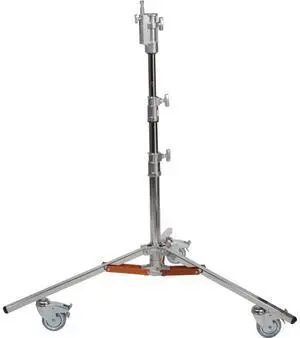 Matthews 9.5' Junior Double Riser Stand with Wheels, Chrome