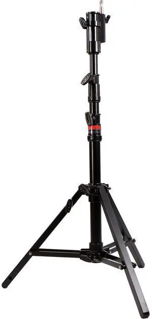 Matthews Hollywood Low Boy Double Riser Combo Steel Stand with Rocky Mountain Leg, Supports 72 lb, Black