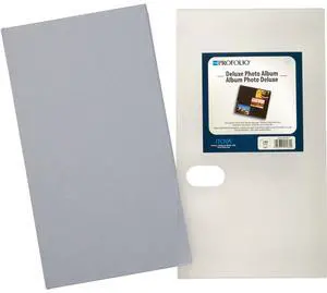 Itoya Profolio Deluxe Photo Album, Holds 240 4x6" Pictures, 3-Up, Gray #OLX240GY