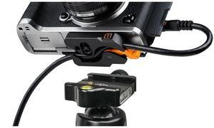 Tether Tools LeverLock Plate & Optima 10G 31' USB-C Straight Cable, Black
