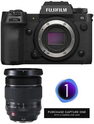 Fujifilm X-H2S Camera w/XF 16-55mm f/2.8 R LM WR Lens, Bundle w/Included Value