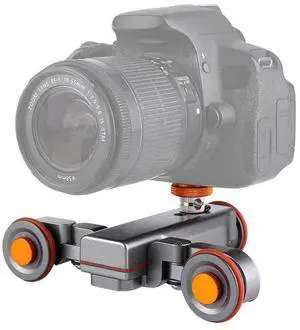 YELANGU L4X Electric Motorized DSLR Dolly with Remote Control, Titanium