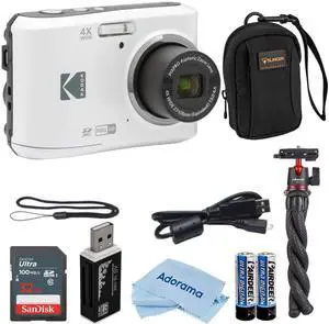 Kodak PIXPRO FZ45 Friendly Zoom 16MP Full HD Digital Camera, White
