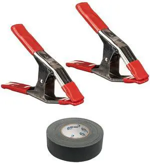 Bessey 2x XM7 3-5/16x3" Steel Spring Clamp, Orange, with 2"x30 Yards Gaffer Tape