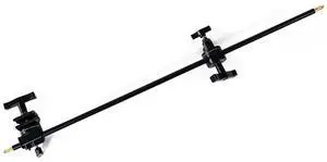 Savage 40" Stainless Steel Chrome/Black Grip Arm with Gobo Clamps
