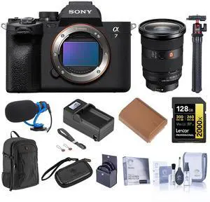 Sony Alpha a7 IV Camera with FE 24-70mm f/2.8 GM II Lens, Bundle w/Accessory Kit