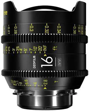 DZOFILM Vespid Prime 16mm T2.8 Cinema Lens for PL & EF Mount
