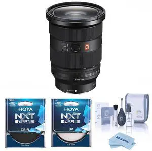 Sony FE 24-70mm f/2.8 GM II Lens, Bundle with Hoya 82mm UV and CPL Filters