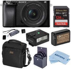 Sony Alpha a6100 Mirrorless Camera with 16-50mm f/3.5-5.6 Lens & Essentials Kit