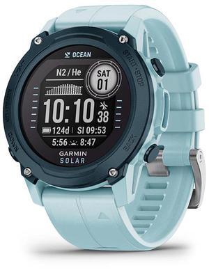 Garmin Descent G1 Solar Ocean Edition Dive 45mm GPS Smartwatch, Azure