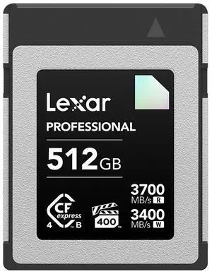 Lexar Diamond Series Professional 512GB CFexpress 4.0 Type-B Memory Card