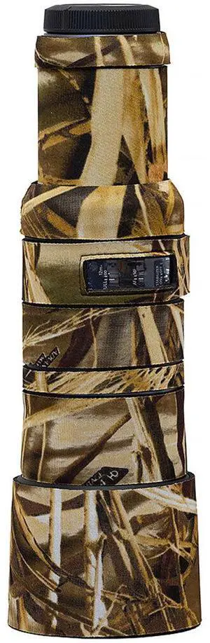 LensCoat Lens Cover for Canon RF 600mm f/11 IS STM, RealTree Max 4 Camo