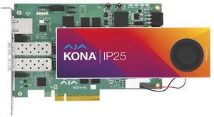 AJA KONA IP25 SDI to SMPTE ST 2110 IP Converter