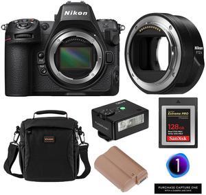Nikon Z8 Mirrorless Camera, Bundle with FTZ II Mount Adapter, Included Value
