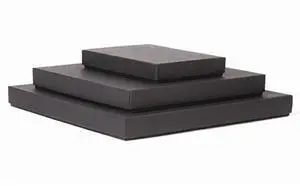 TAP 6.5x4.5x.75" Premium Print Boxes, Eclipse Black #145623025