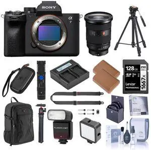 Sony Alpha a7 IV Camera with FE 24-70mm f/2.8 GM II Lens, Bundle w/Complete Kit