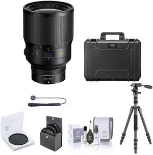 Nikon NIKKOR Z 58mm f/0.95 S Noct Lens with VEO 3 GO 204CP CF Tripod & Acc Kit