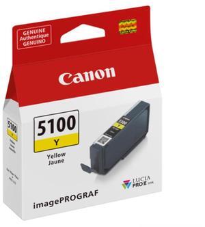 Canon Lucia PRO II PFI-5100 14.4ml Pigment Ink Tank for PRO-310 Printer, Yellow
