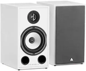 Triangle Borea BR03 100W 2-Way Bookshelf Speakers, Pair, White