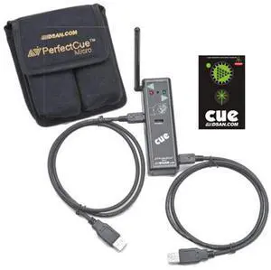 DSAN PerfectCue Micro Ultra Compact Cue Light Remote Presentation Controller with PC-AS2 2-Button Wireless Transmitter