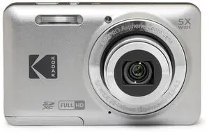 Kodak PIXPRO FZ55 Friendly Zoom Digital Camera, Silver