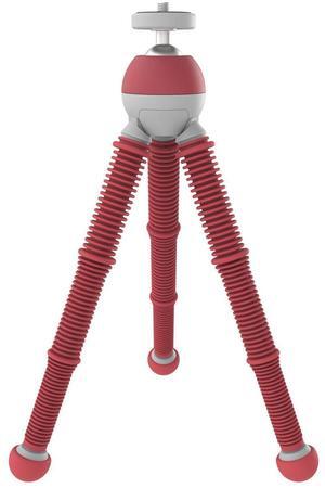 Joby PodZilla Flexible Medium Tripod Kit w/GripTight 360 Degree Phone Mount, Red
