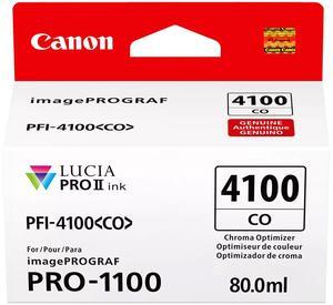 Canon PFI-4100 80ml Pigment Ink Tank for imagePROGRAF PRO-1100 Printer, Chroma